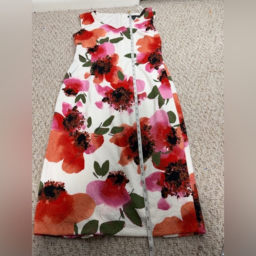 Maggy London Floral Print Midi Dress size 10 - Picture 4 of 5